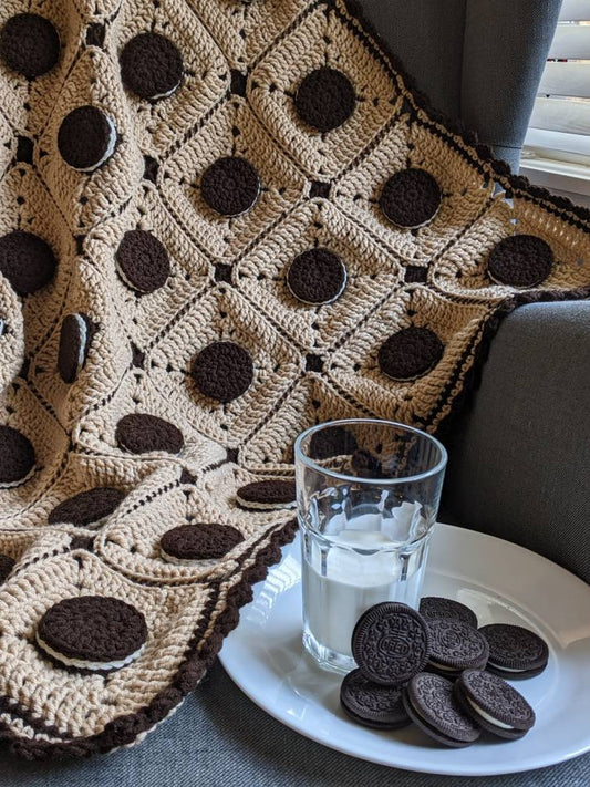 Crochet baby blanket, Oreo blanket, Christmas present, birthday gifts, Christmas blanket，baby gift