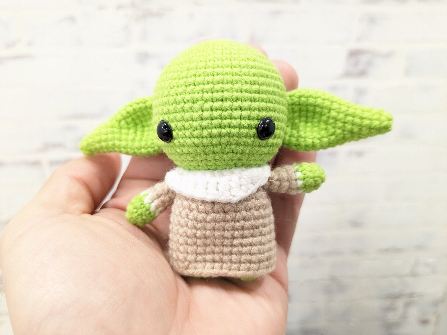 Grogu, Baby Yoda, Handmade Crochet Amigurumi Doll from Star wars Mandalorian