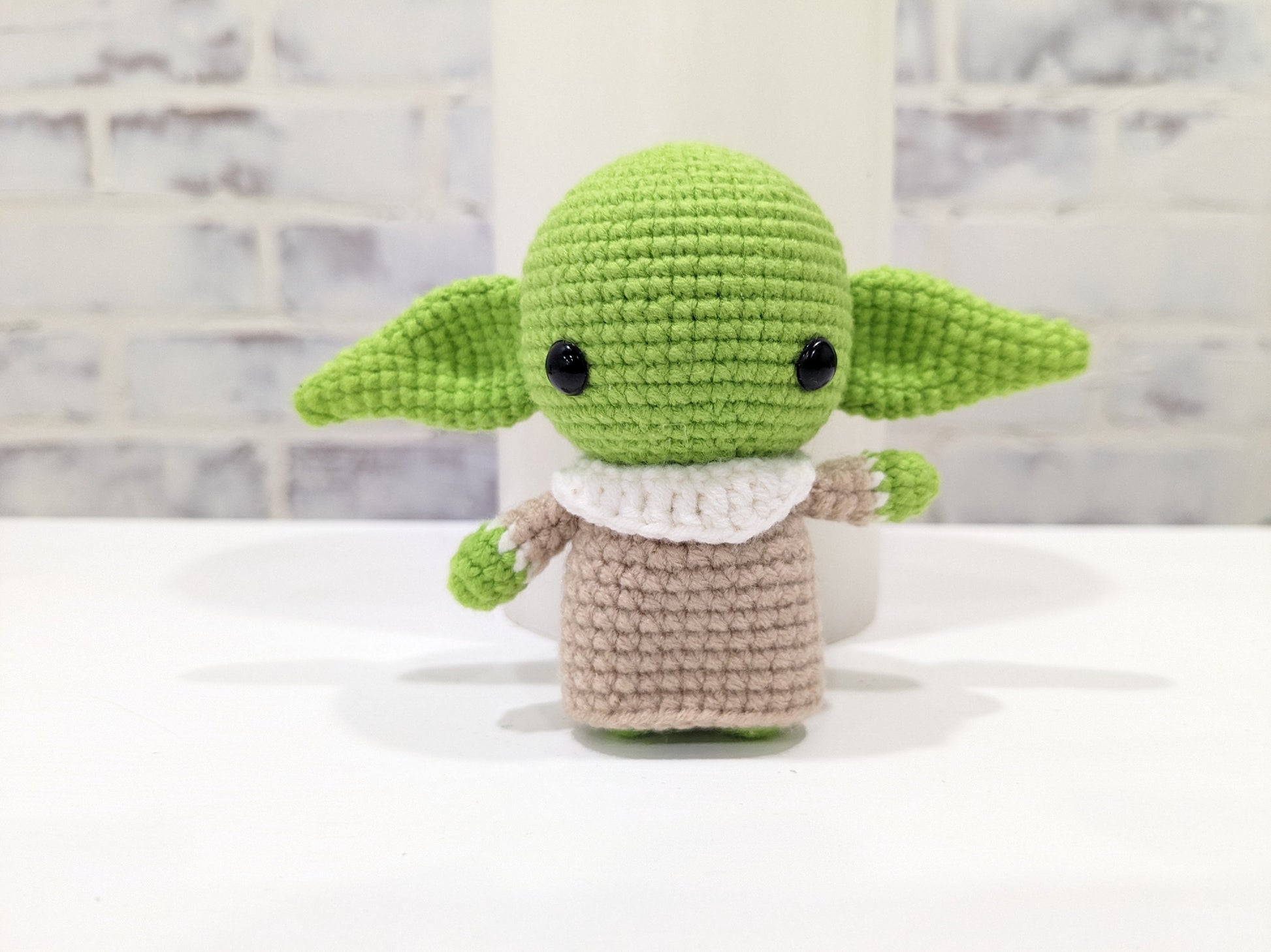 Grogu, Baby Yoda, Handmade Crochet Amigurumi Doll from Star wars Mandalorian