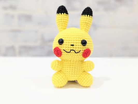 Pikachu, Handmade Crochet Amigurumi Doll