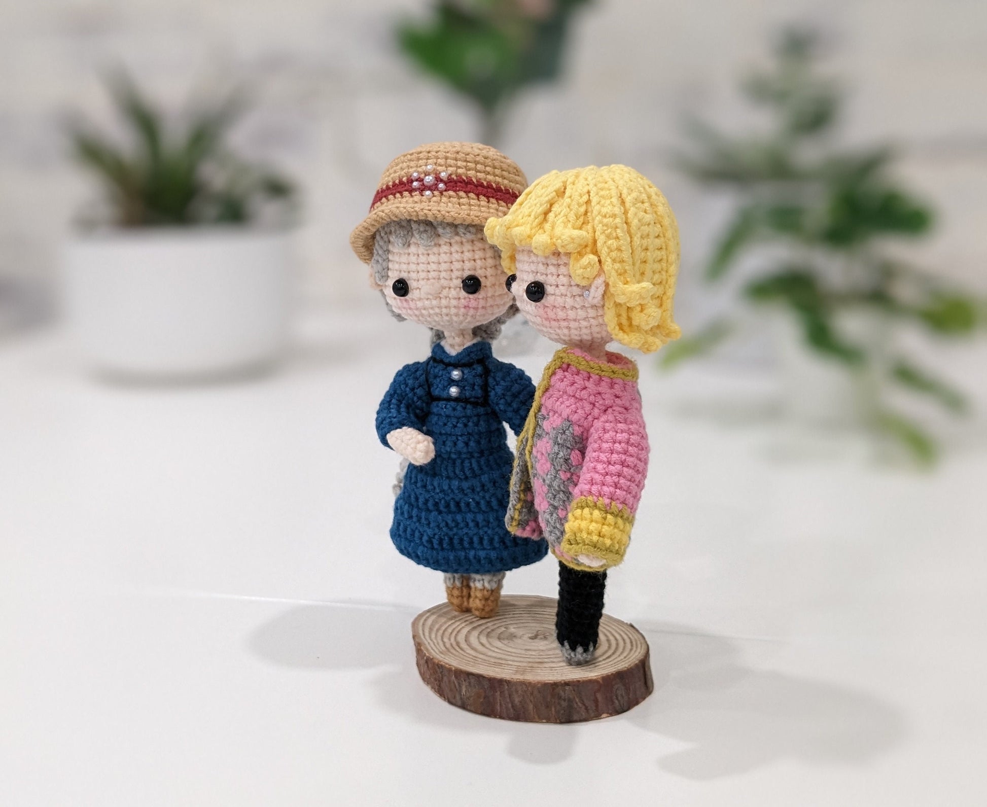 Howl's Moving Castle Handmade Crochet Amigurumi Dolls, Ghibli, Miyazaki, readymade, in stock!