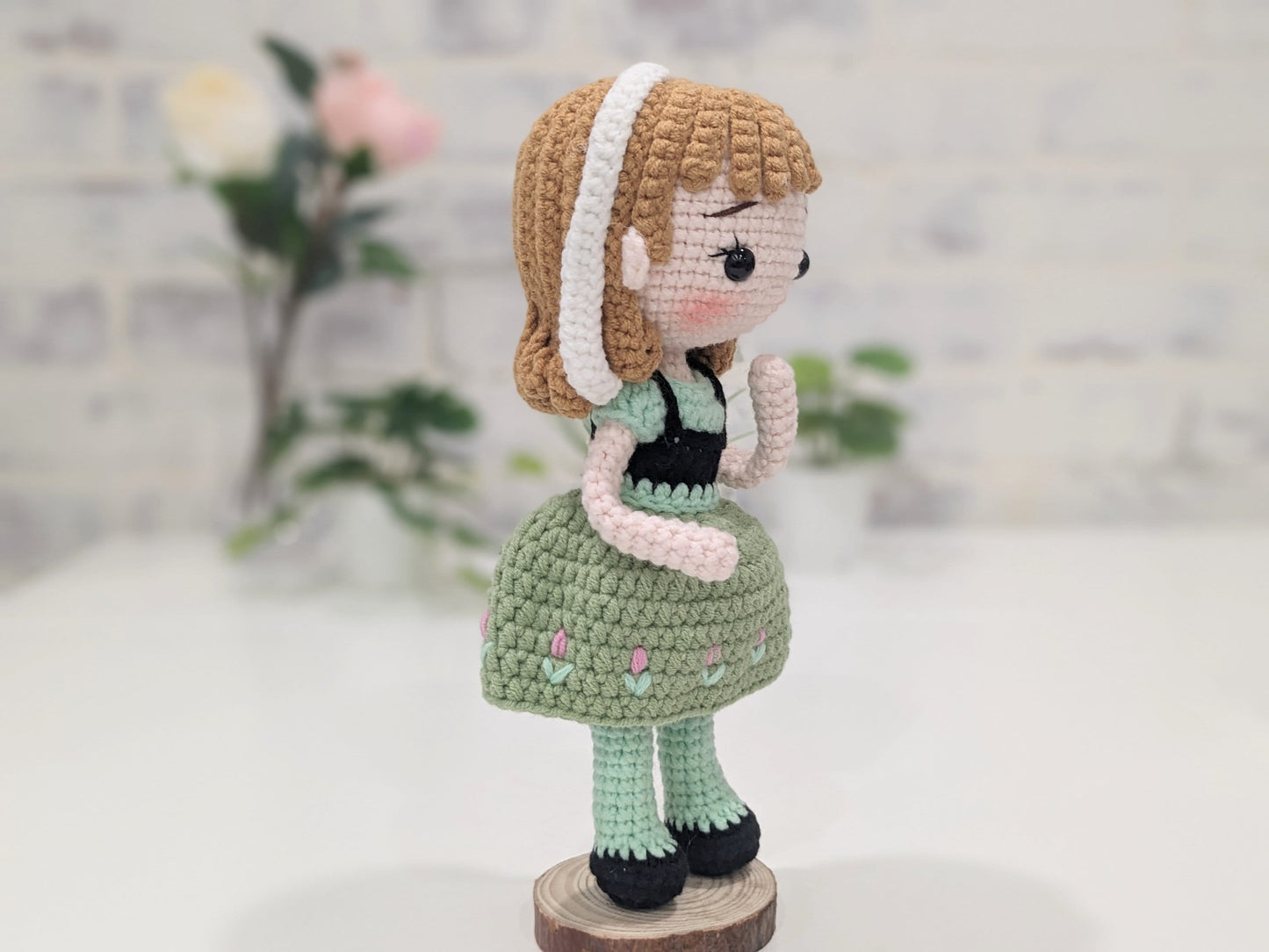 Princess Doll, Handmade Crochet Amigurumi, Disney Princess Anna, Frozen, Large doll