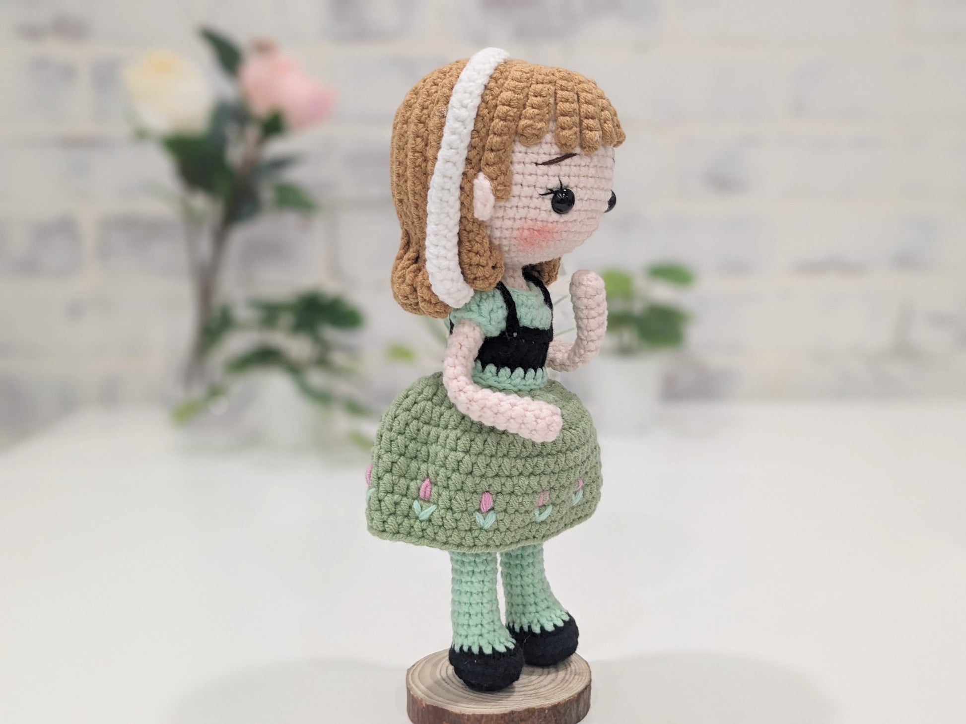 Princess Doll, Handmade Crochet Amigurumi, Disney Princess Anna, Frozen, Large doll